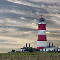 Buy canvas prints of Happisburgh Lighthouse North Norfolk by john hartley