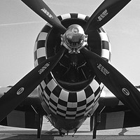Buy canvas prints of Closeup P47 Thunderbolt propeller. engine by Ashley Redding