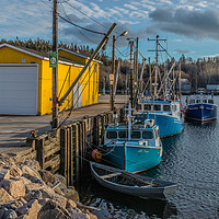 Buy canvas prints of End of day in Northwest Cove, Nova Scotia by Roxane Bay