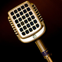 Buy canvas prints of Vintage Harmonica Microphone by Roxane Bay