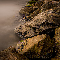 Buy canvas prints of Misty rocks by Laura Aykit