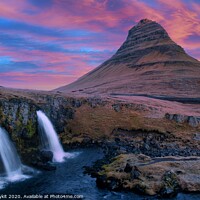 Buy canvas prints of Arrowhead mountain - Iceland by Laura Aykit