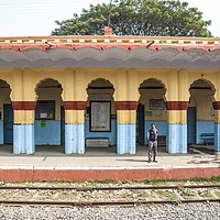Buy canvas prints of Indian Rail Station by Phil Wingfield