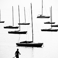 Buy canvas prints of Paddle Board Family by Phil Wingfield