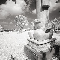 Buy canvas prints of Sculpture Garden by Phil Wingfield