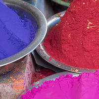 Buy canvas prints of Coloured powders by Phil Wingfield