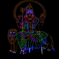 Buy canvas prints of LED Shiva 3 by Phil Wingfield