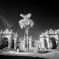 Buy canvas prints of Mysore Palace Gate by Phil Wingfield