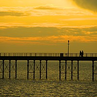 Buy canvas prints of Pier Stroll by Phil Wingfield