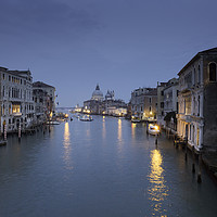Buy canvas prints of Twilight View from the Accademia Bridge by Sue Holness