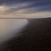 Buy canvas prints of Shingle Street in the Mist by Mark Hawkes
