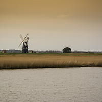 Buy canvas prints of Berney Arms windmill on the Norfolk Broads by Mark Hawkes