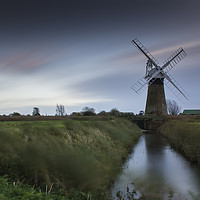 Buy canvas prints of St Bennet's Level Drainage Mill by Mark Hawkes