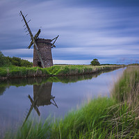 Buy canvas prints of Brograve Windmill Long Exposure by Mark Hawkes