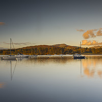 Buy canvas prints of Waterhead Lake Reflections by Mark Hawkes