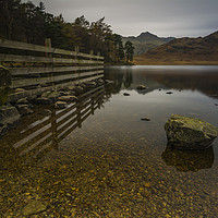 Buy canvas prints of Blea Tarn Little Langdale the Lake District  by Mark Hawkes