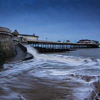 Buy canvas prints of Cromer Pier early morning by Mark Hawkes