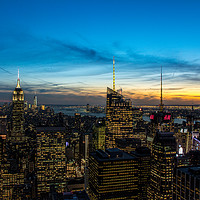 Buy canvas prints of New York Sunset by Jon Hare