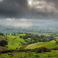 Buy canvas prints of Dramatic views into the Clwydian Range by Sebastien Greber
