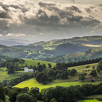 Buy canvas prints of Views from Panorama Llangollen, North Wales by Sebastien Greber