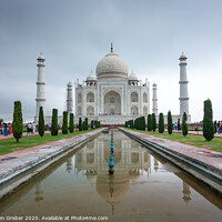 Buy canvas prints of Taj Mahal by Sebastien Greber