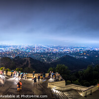 Buy canvas prints of Panorama from Griffith Observatory, Los Angeles by Sebastien Greber