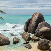 Buy canvas prints of Carana Beach Seychelles by Sebastien Greber