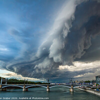 Buy canvas prints of Lyon Storm by Sebastien Greber