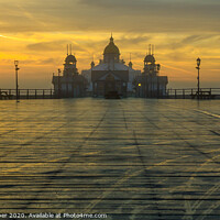 Buy canvas prints of Eastbourne Pier Sunrise by Sebastien Greber