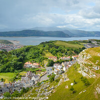 Buy canvas prints of Views towards Snowdonia from the Great Orme by Sebastien Greber