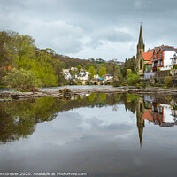 Buy canvas prints of River Dee Langollen by Sebastien Greber