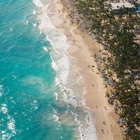 Buy canvas prints of Bavaro Beach from Above by Sebastien Greber