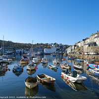Buy canvas prints of Mevagissey Harbour by Simon Maycock