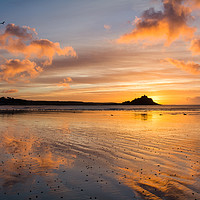 Buy canvas prints of Reflections on Cornwall #1 by Simon Maycock