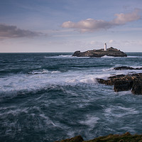 Buy canvas prints of Godrevy Light House #1 by Simon Maycock