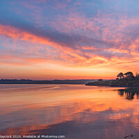 Buy canvas prints of River Camel Sunrise #1 by Simon Maycock