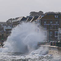 Buy canvas prints of Penzance Waves by Simon Maycock