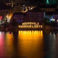 Buy canvas prints of Mousehole harbour lights 161219 by Simon Maycock