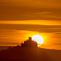 Buy canvas prints of Sunrise behind the Mount by Simon Maycock