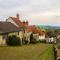 Buy canvas prints of Gold Hill, Shaftesbury, Dorset by Mike Roberts