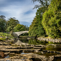 Buy canvas prints of Autumn at Stainforth  by kevin cook