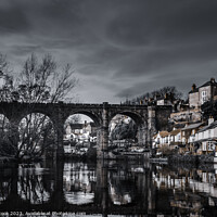 Buy canvas prints of Abstract a grey day in knaresborough by kevin cook