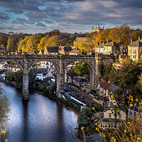 Buy canvas prints of Autumn in Knaresborough by kevin cook