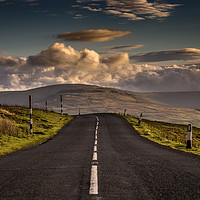 Buy canvas prints of The road to Hawes by kevin cook