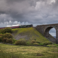Buy canvas prints of  A Scotsman on ribblehead by kevin cook
