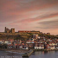 Buy canvas prints of evening light whitby by kevin cook