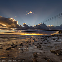 Buy canvas prints of Humber bridge by kevin cook