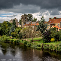 Buy canvas prints of West Tanfield by kevin cook