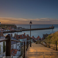 Buy canvas prints of 199 steps of whitby by kevin cook