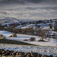 Buy canvas prints of Wensleydale in the snow by kevin cook